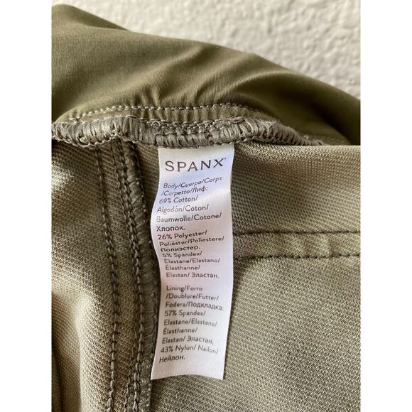 Spanx Jean-ish Ankle Leggings Army Green - Picture 11 of 11